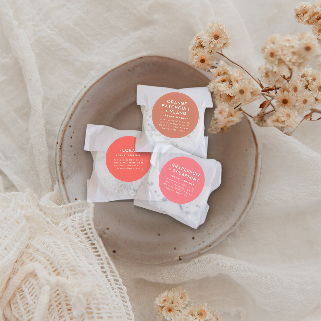 Valentine's Shower Steamers - Natural Aromatherapy Tablets