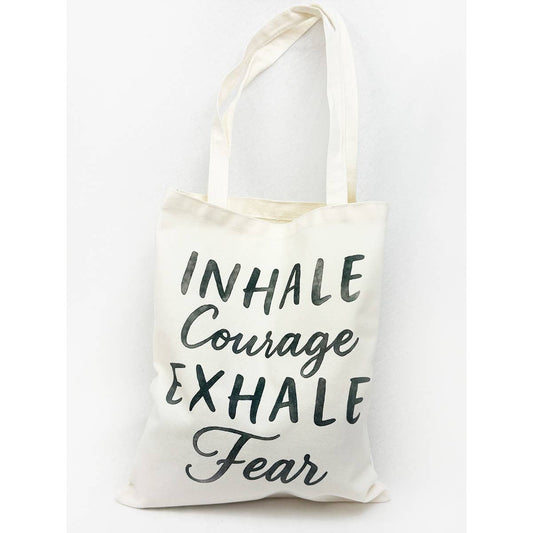 Reusable COURAGE Theme Graphic Cotton Bags