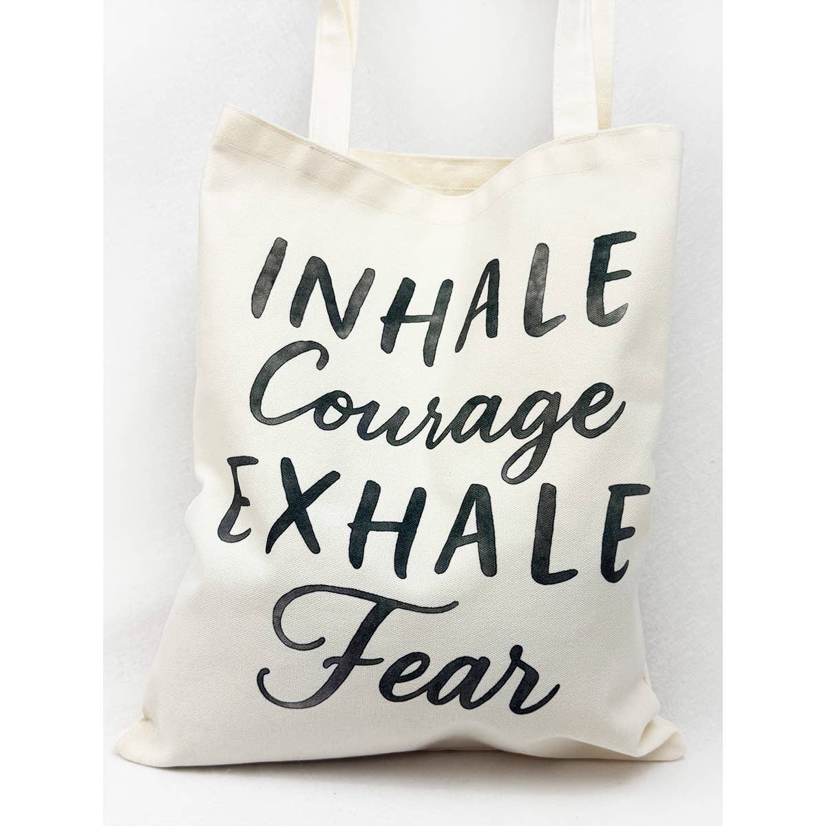 Reusable COURAGE Theme Graphic Cotton Bags