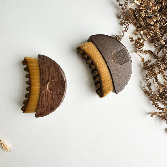 Walnut Dry Facial and Body Brush